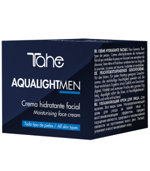 Crema hidratante facial hombre Aqualight 50 ml Tahe