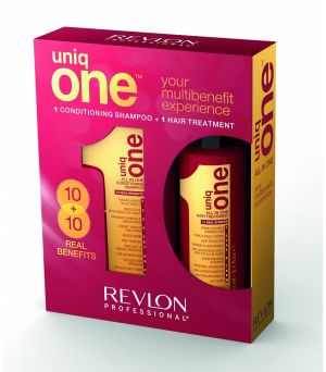 Pack Uniq one duo tratamiento y champú Revlon